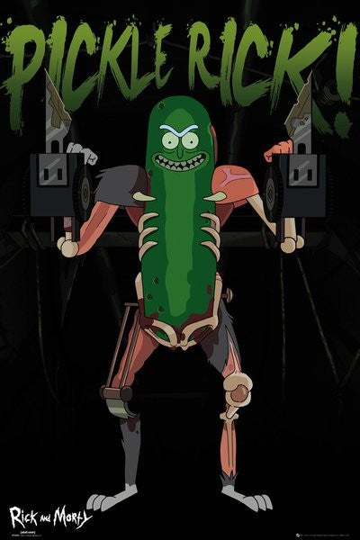 Rick and Morty - Pickle Rick Poster, Plakat, 61 × 91.5 cm