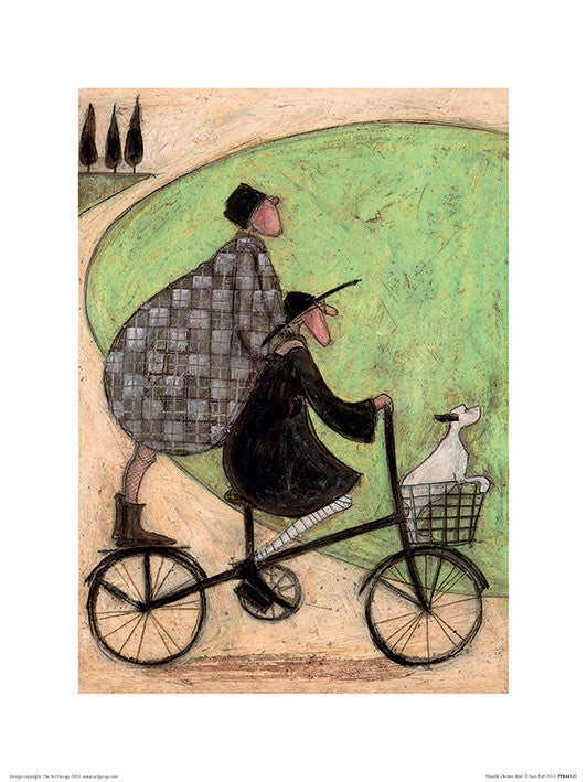 Kunstdruck Sam Toft - Double Decker Bike, 30 × 40 cm
