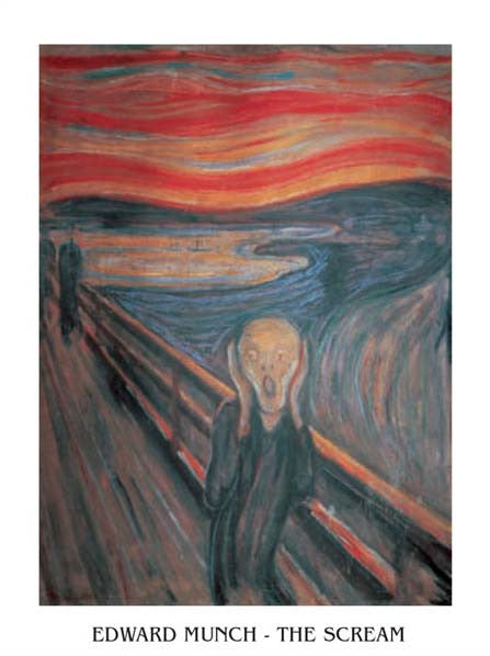 Kunstdruck Edvard Munch - Der Schrei, 24 × 30 cm