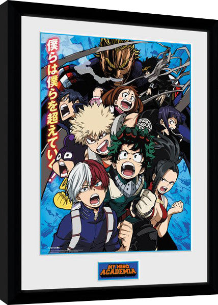 My Hero Academia - Season 2 Gerahmte Poster, Bilder, 34 × 44.2 cm