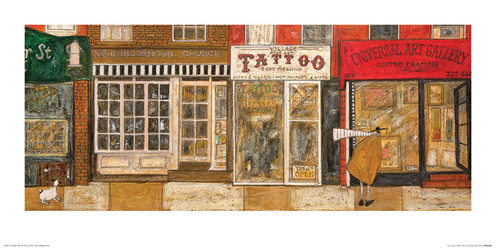 Kunstdruck Sam Toft - On a Street Where You Live, 100 × 50 cm