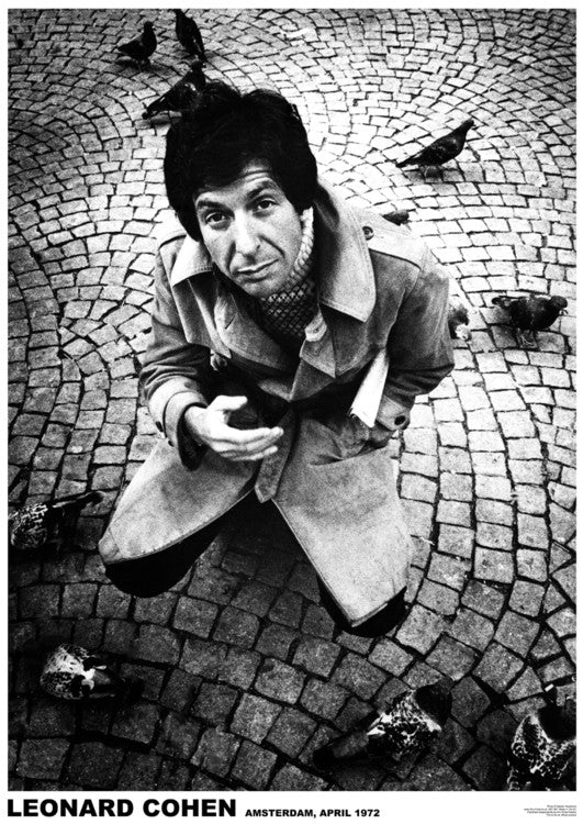 Leonard Cohen - Amsterdam ’72 Poster, Plakat, 59.4 × 84.1 cm