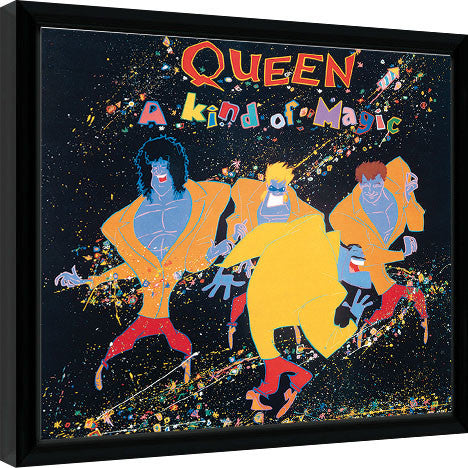 Queen - A Kind Of Magic Gerahmte Poster, Bilder, 31.5 × 31.5 cm