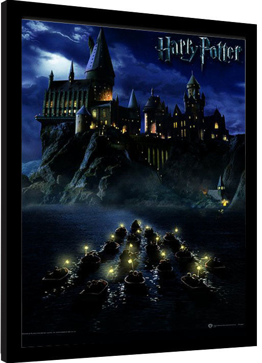 Harry Potter - Hogwarts School Gerahmte Poster, Bilder, 34.3 × 44.5 cm