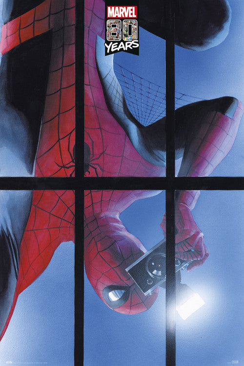 Spiderman - 80 Years Poster, Plakat, 61 × 91.5 cm