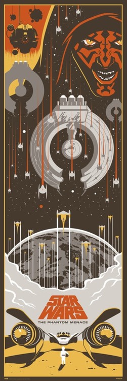 Star Wars: Episode I - Die dunkle Bedrohung Poster, Plakat, 53 × 158 cm
