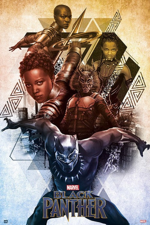 Marvel - Black Panther Poster, Plakat, 61 × 91.5 cm