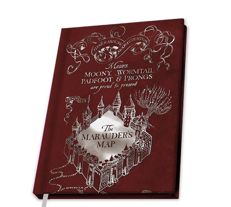 Notizbuch Harry Potter - Karte des Rumtreibers, A5
