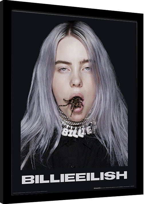 Billie Eilish - Spider Gerahmte Poster, Bilder, 30 × 40 cm