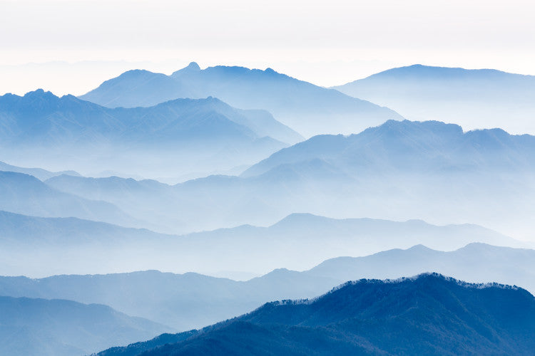 Leinwand Poster, Bilder Misty Mountains, Gwangseop eom, 90 × 60 cm