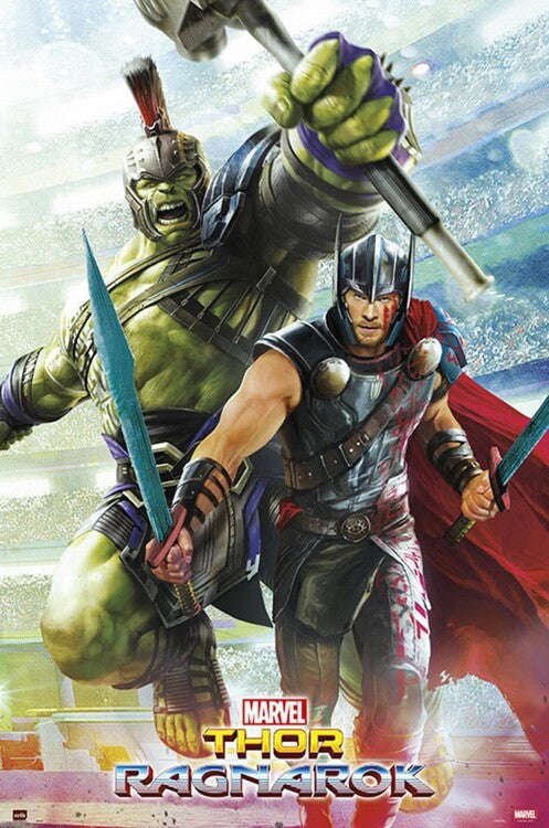Marvel - Thor Ragnarok Poster, Plakat, 61 × 91.5 cm