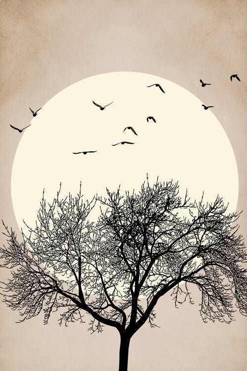 Leinwand Poster, Bilder Autumn Dreamers, Kubistika, 60 × 90 cm