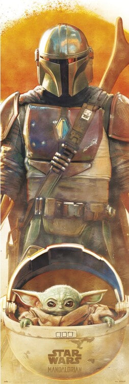 Star Wars: The Mandalorian Poster, Plakat, 53 × 158 cm