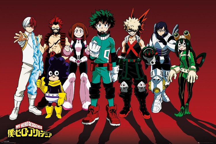 My Hero Academia - Line Up Poster, Plakat, 91.5 × 61 cm