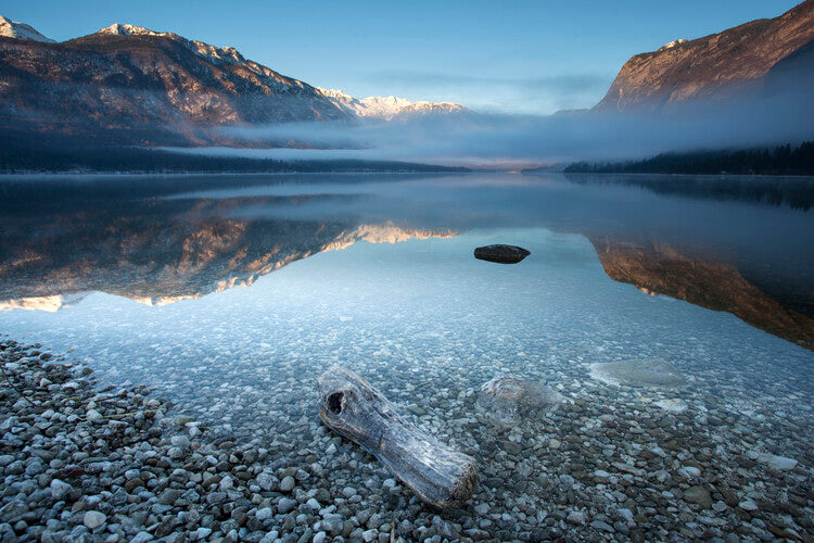 Leinwand Poster, Bilder Bohinj's Tranquility, Bor, 90 × 60 cm