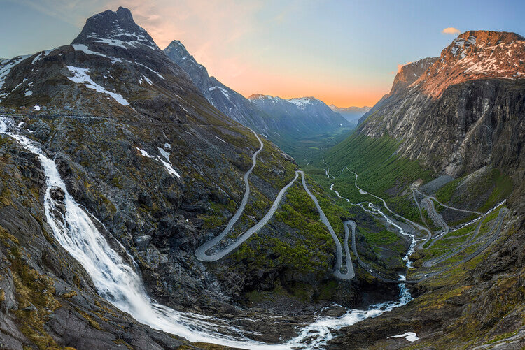 Leinwand Poster, Bilder Trollstigen, Christer Olsen, 90 × 60 cm