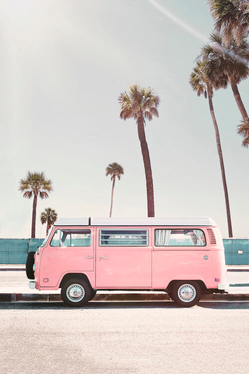 Leinwand Poster, Bilder Pink van, Sisi & Seb, 60 × 90 cm