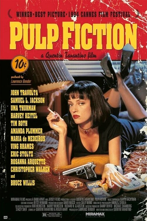 Pulp Fiction Poster, Plakat, 61 × 91.5 cm
