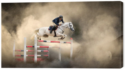 Leinwand Poster, Bilder White horse, Arif Unsal, 70 × 40 cm