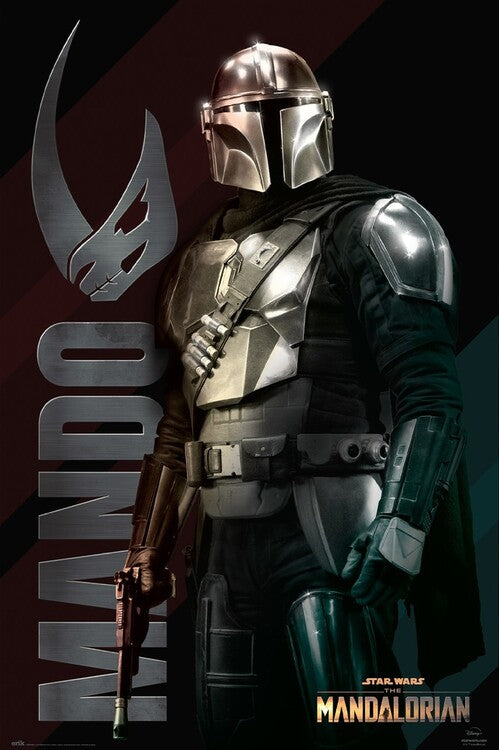 Star Wars: The Mandalorian - Mando Poster, Plakat, 61 × 91.5 cm