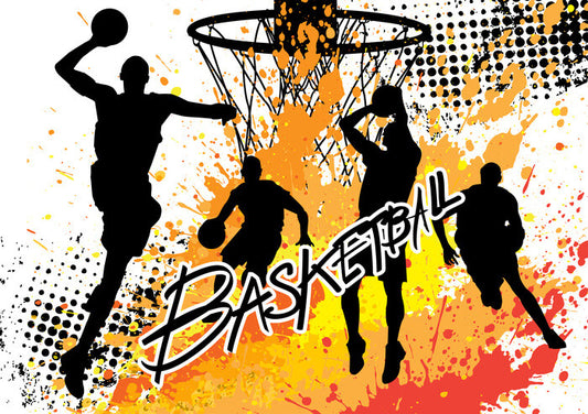 Basketball - Colour Splash Poster, Plakat, 91.5 × 61 cm