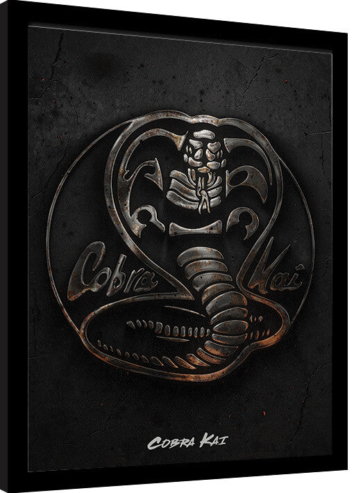 Cobra Kai - Metal Gerahmte Poster, Bilder, 34.3 × 44.5 cm