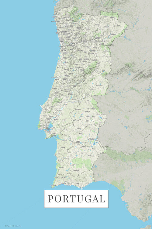 Portugal color Poster, Plakat, 26.7 × 40 cm