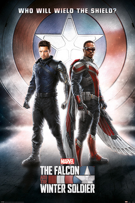 The Falcon and the Winter Soldier - Wield The Shield Poster, Plakat, 61 × 91.5 cm