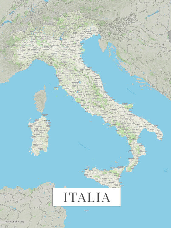 Italy color Poster, Plakat, 30 × 40 cm