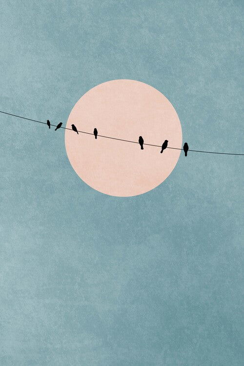 Leinwand Poster, Bilder The Beauty Of Silence, Kubistika, 60 × 90 cm