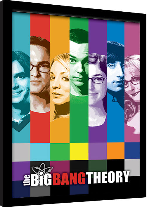 The Big Bang Theory - Signals Gerahmte Poster, Bilder, 30 × 40 cm