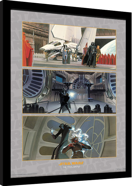 Star Wars - The Final Battle Gerahmte Poster, Bilder, 30 × 40 cm