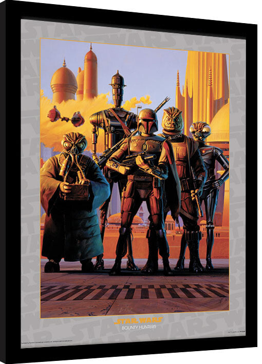 Star Wars - Bounty Hunters Gerahmte Poster, Bilder, 34.3 × 44.5 cm