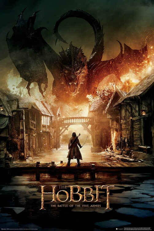 Der Hobbit - Smaug Poster, Plakat, 61 × 91.5 cm