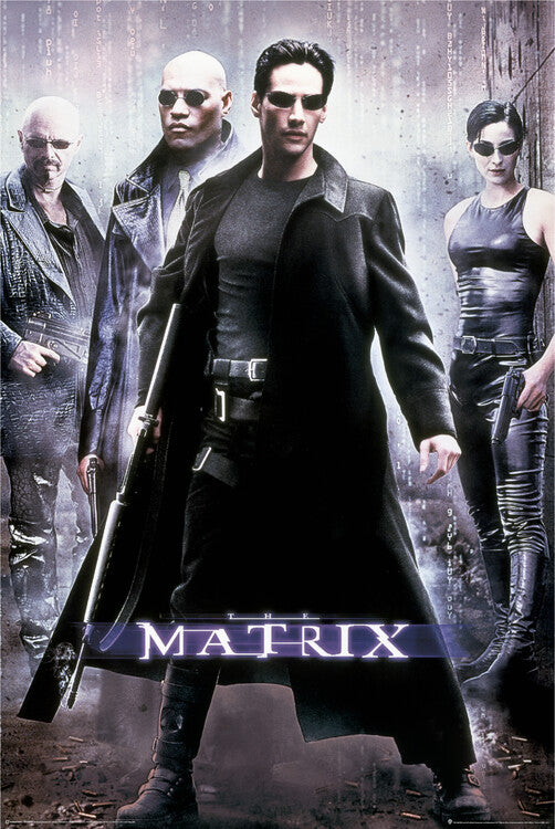 Matrix - Hacker Poster, Plakat, 61 × 91.5 cm