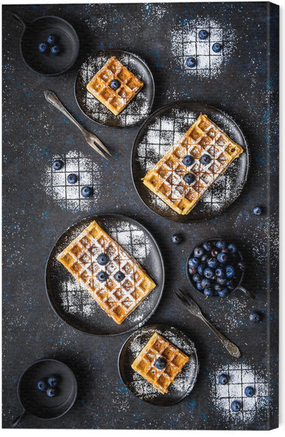 Leinwand Poster, Bilder Sourdough waffles, Denisa Vlaciu, 40 × 60 cm