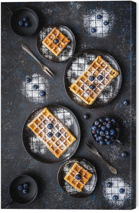 Leinwand Poster, Bilder Sourdough waffles, Denisa Vlaciu, 40 × 60 cm