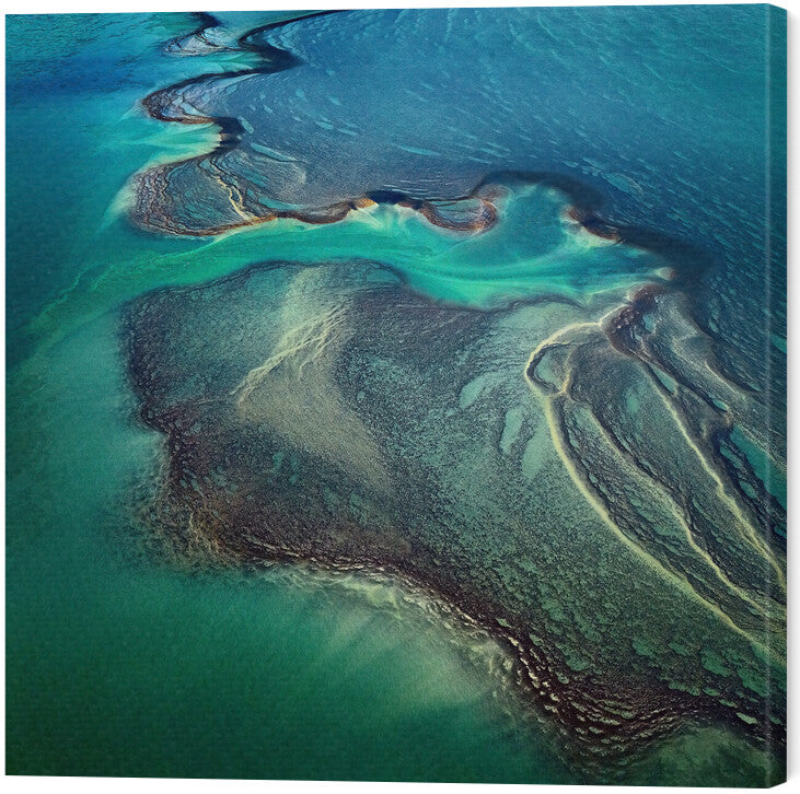 Leinwand Poster, Bilder Montgomery Reef, Sheldon Pettit, 60 × 60 cm