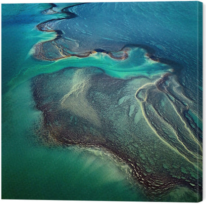 Leinwand Poster, Bilder Montgomery Reef, Sheldon Pettit, 60 × 60 cm