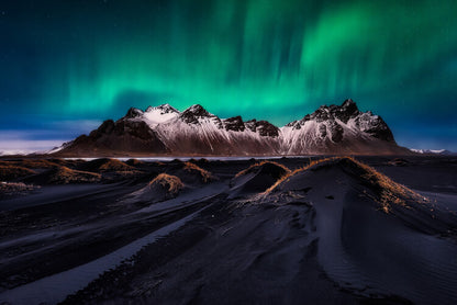 Leinwand Poster, Bilder Enchanted Stokksnes, Javier de la Torre, 60 × 40 cm