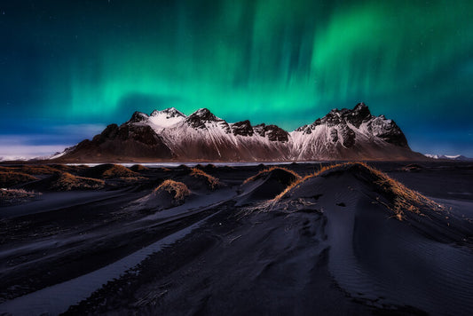 Leinwand Poster, Bilder Enchanted Stokksnes, Javier de la Torre, 60 × 40 cm