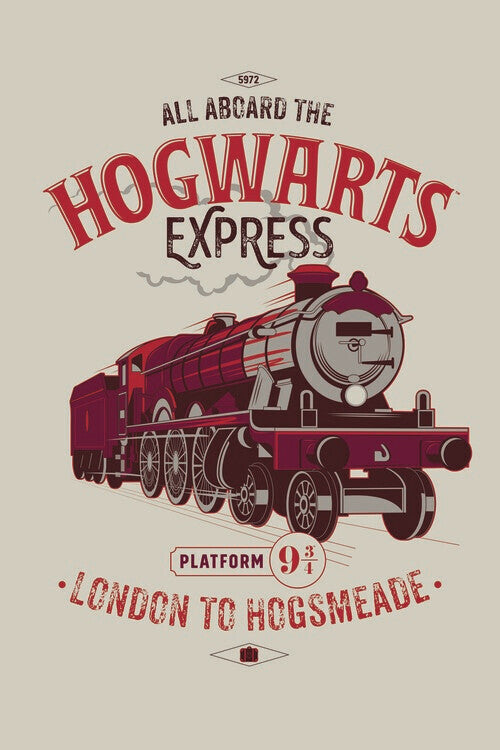 Harry Potter - Hogwarts-Express Poster, Plakat, 26.7 × 40 cm