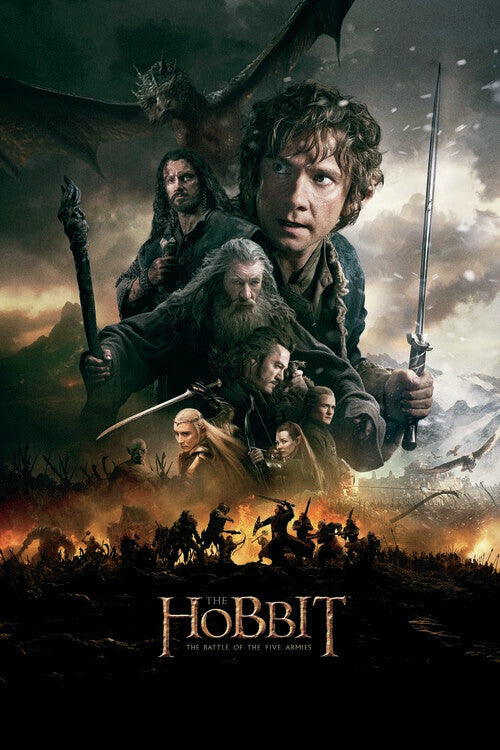The Hobbit - The Battle of the Five Armies SOLVENT Poster, Plakat, 61 × 91.5 cm