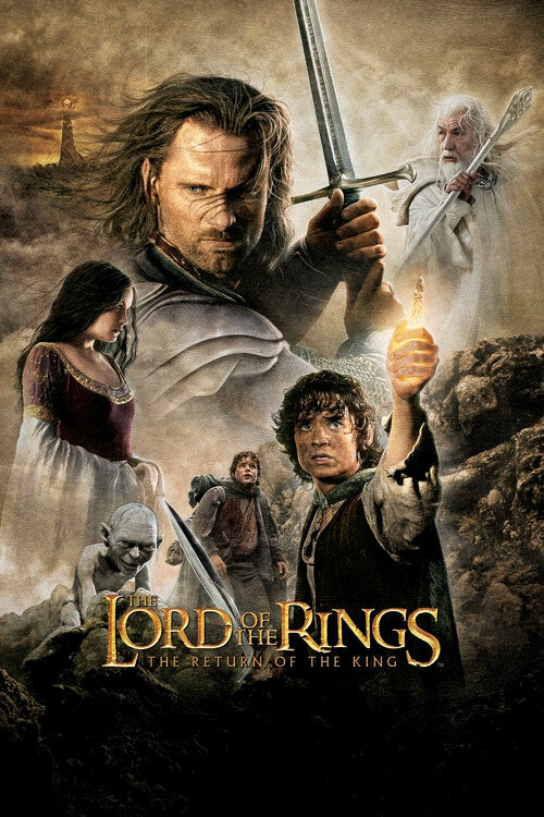 Der Herr der Ringe - die Rückkehr des Königs Poster, Plakat, 26.7 × 40 cm