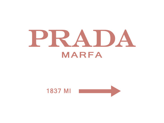 Leinwand Poster, Bilder Prada marfa peach, Finlay & Noa, 80 × 60 cm