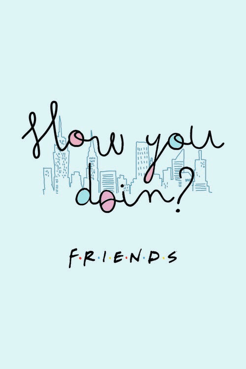 Friends - How you doin? Poster, Plakat, 26.7 × 40 cm