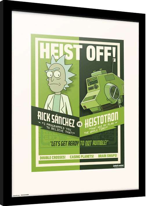 Rick and Morty Gerahmte Poster, Bilder, 34.5 × 44.3 cm