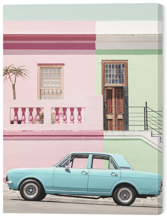 Leinwand Poster, Bilder Pastel Vintage Car, Sisi & Seb, 45 × 60 cm