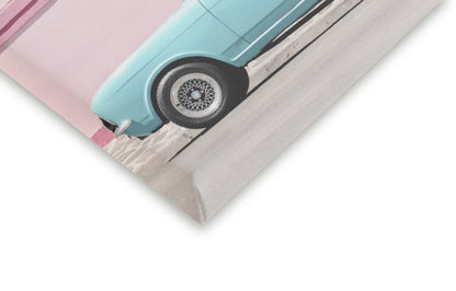 Leinwand Poster, Bilder Pastel Vintage Car, Sisi & Seb, 45 × 60 cm