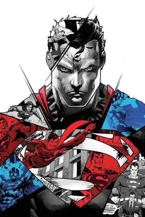 Superman - Split Poster, Plakat, 26.7 × 40 cm